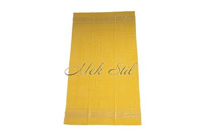 Хавлиени кърпи Плажни кърпи Луксозна плажна кърпа в жълто